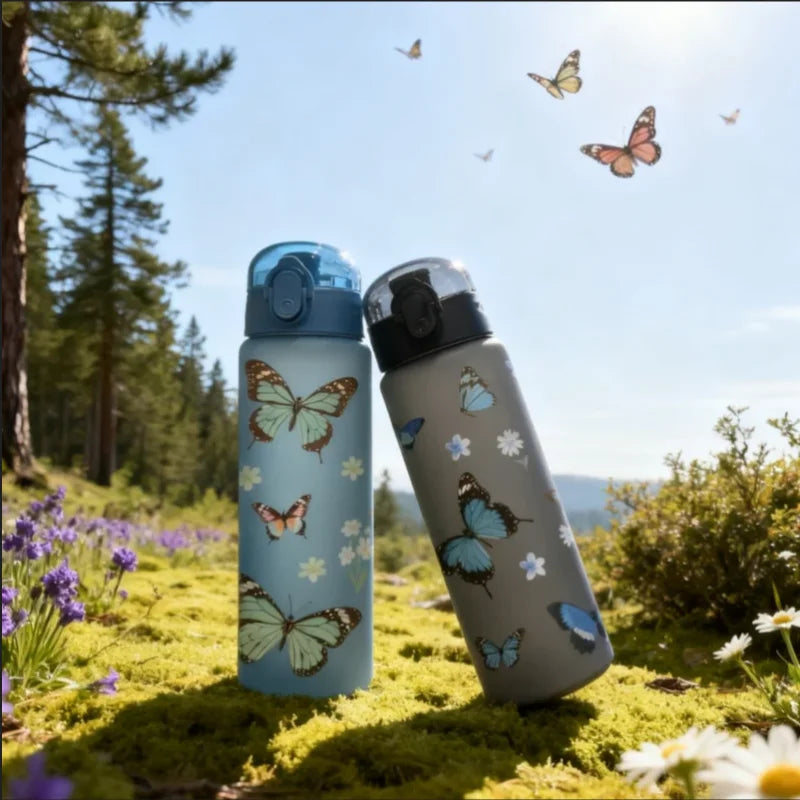 780ml Butterfly Sports Water Bottle Leak Proof Gym Jug BPA Free
