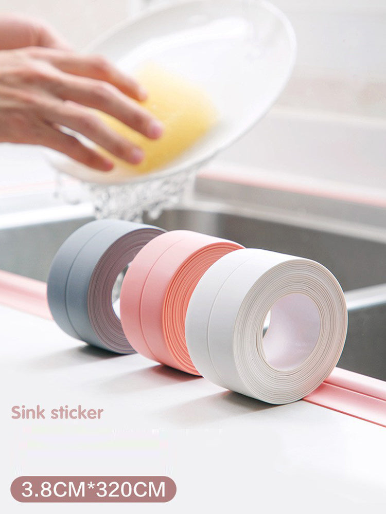 Waterproof Sealing Strip Tape for Kitchen and Bathroom Sink Caulking - 12
