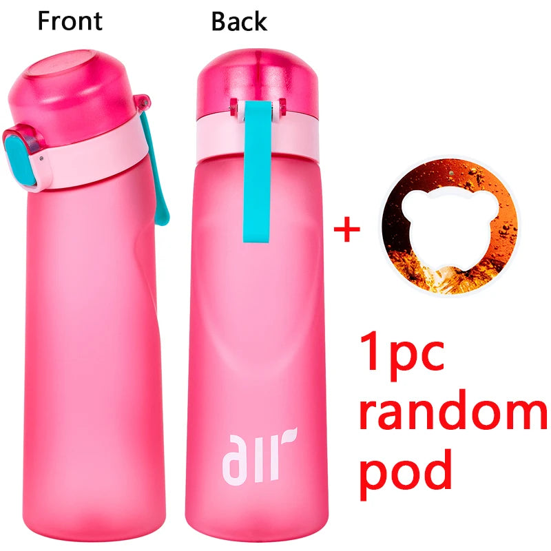 Scented Air Water Bottle Portable Flavor Infused Sports Gym Bottle