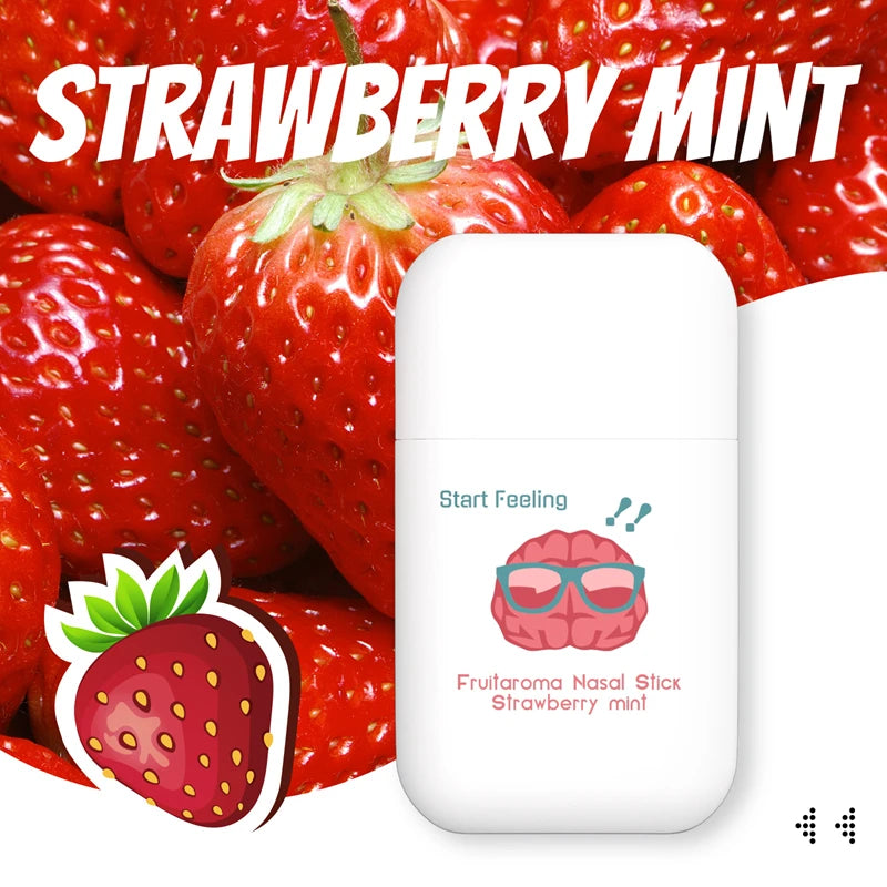 Men Nasal Suction Energy Stick Fruit Flavored Cool Oil Inhaler
