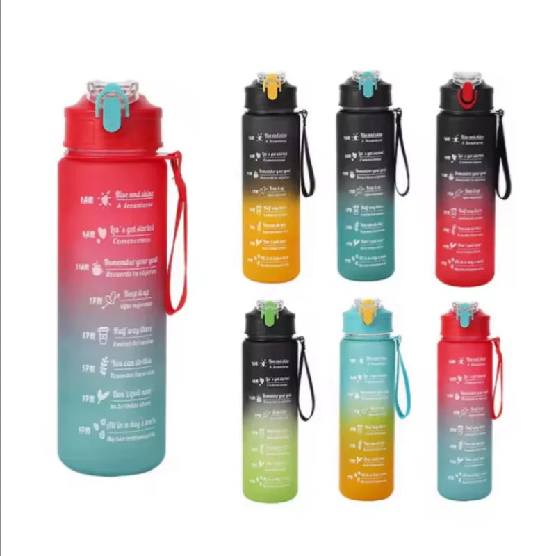 750ml Motivational Sports Water Bottle Leak Proof Fitness Hydration Cup - 3