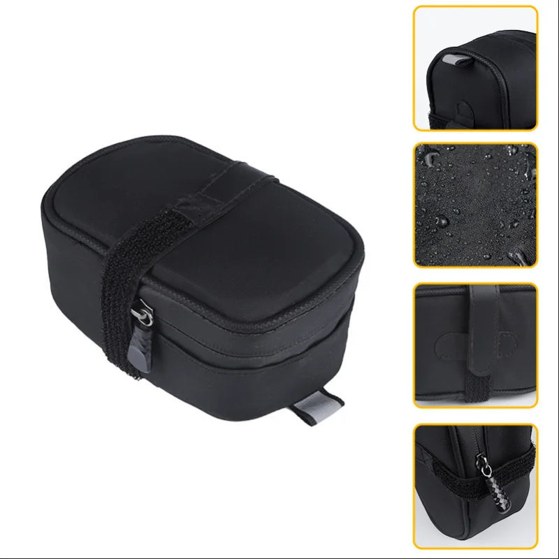 Waterproof Bicycle Saddle Bag Portable MTB Road Bike Tail Seat Pack - 5