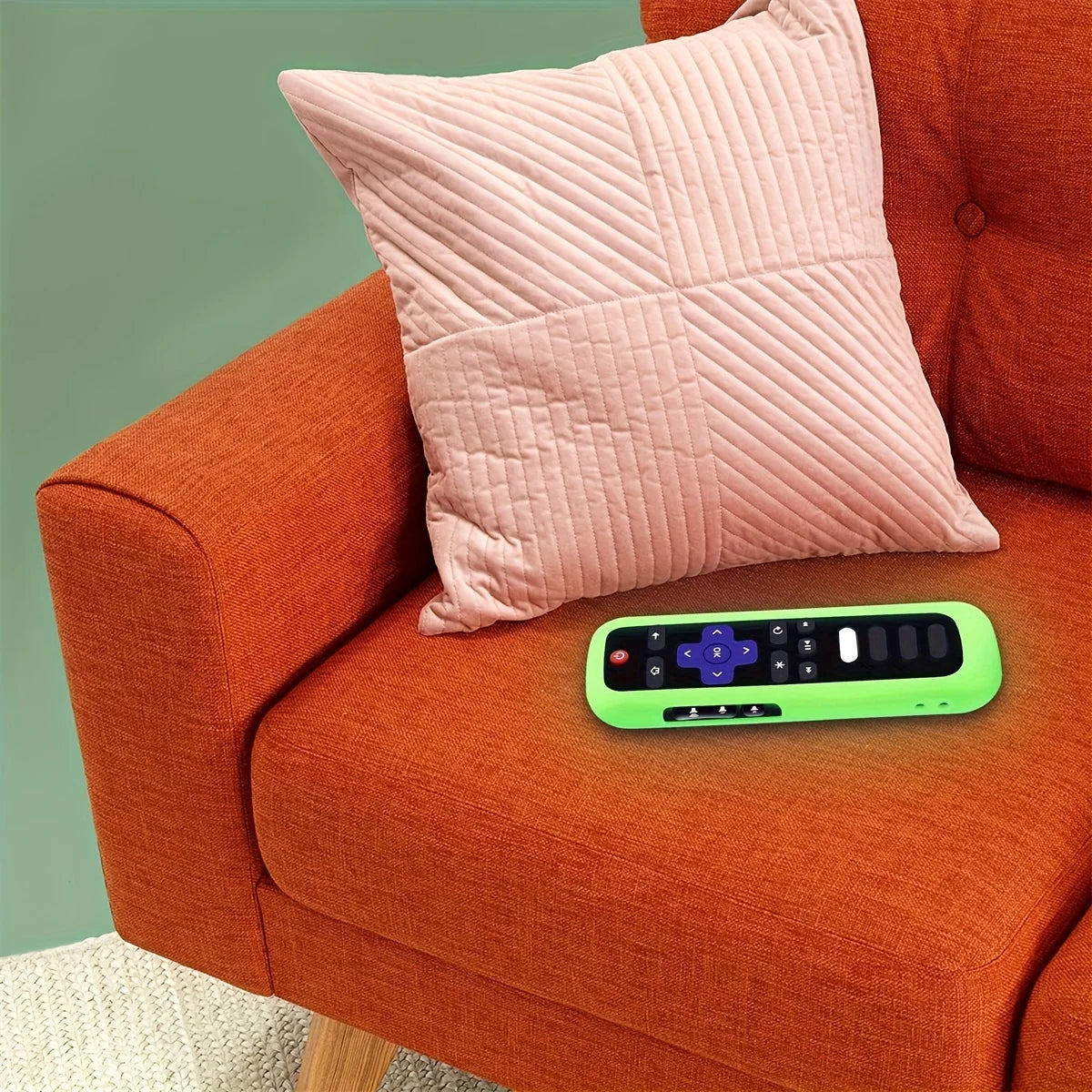 Glow in the Dark Silicone Universal Remote Control Cover with Lanyard