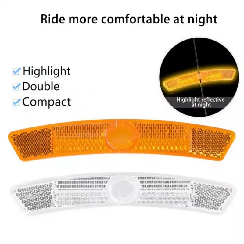 Bike Spoke Reflectors Mountain Bicycle Wheel Rim Safety Warning Light - 6