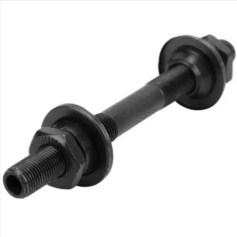 Mountain Bike Hollow Hub Shaft Quick Release Steel Axle Front Rear Set