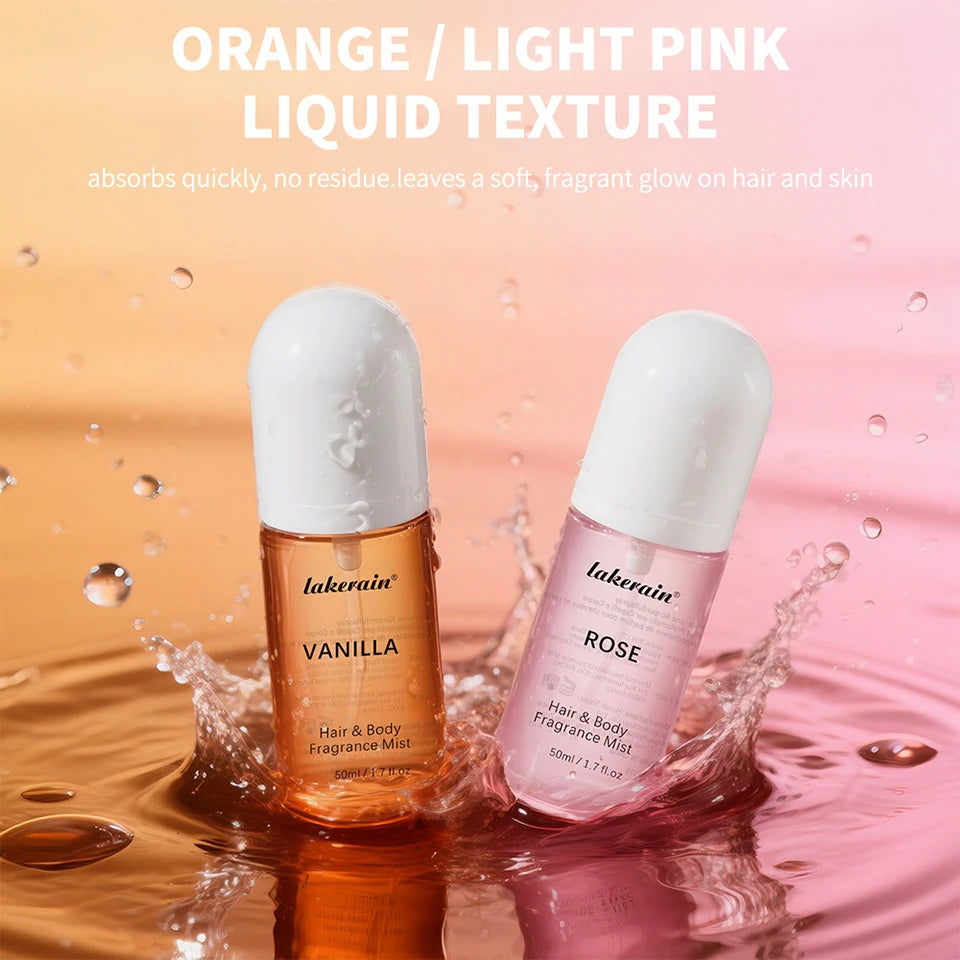 Vanilla and Rose Fragrance Mist Body Spray
