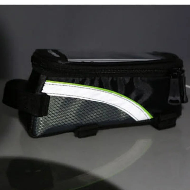 Waterproof Bike Phone Bag Mountain Bicycle Top Tube Pouch Mount Case - 6