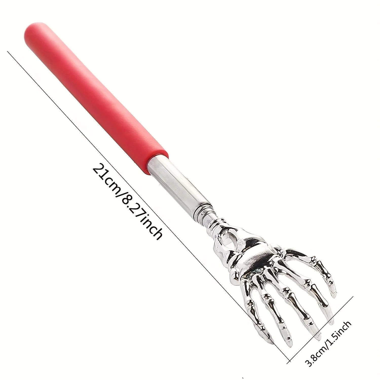 Stainless Steel Retractable Back Scratcher Extendable Body Massager - 10