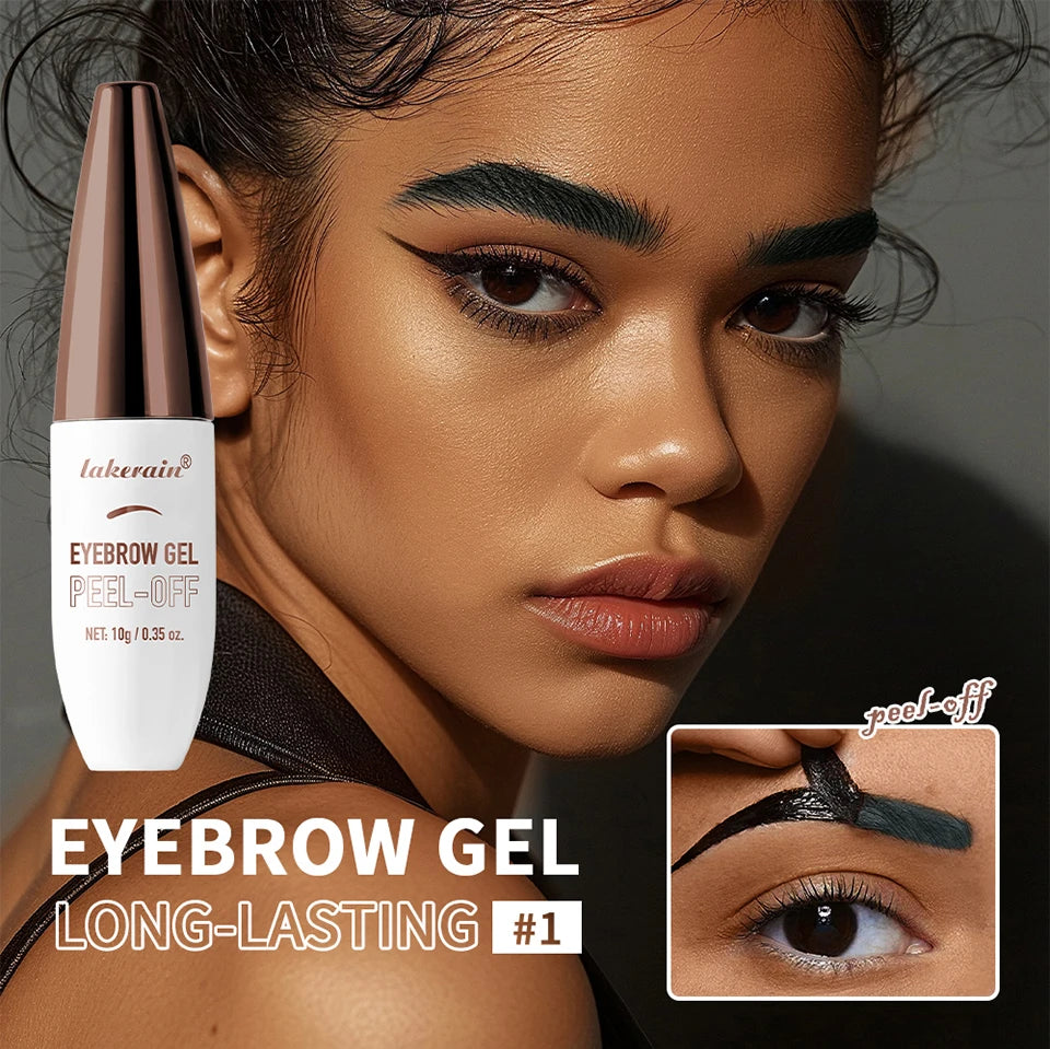 Lakerain Peel Off Eyebrow Gel Waterproof Brow Tint Cream - 9