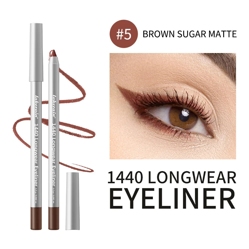 Waterproof Eyeliner Pencil Long Lasting Smudge Proof Makeup