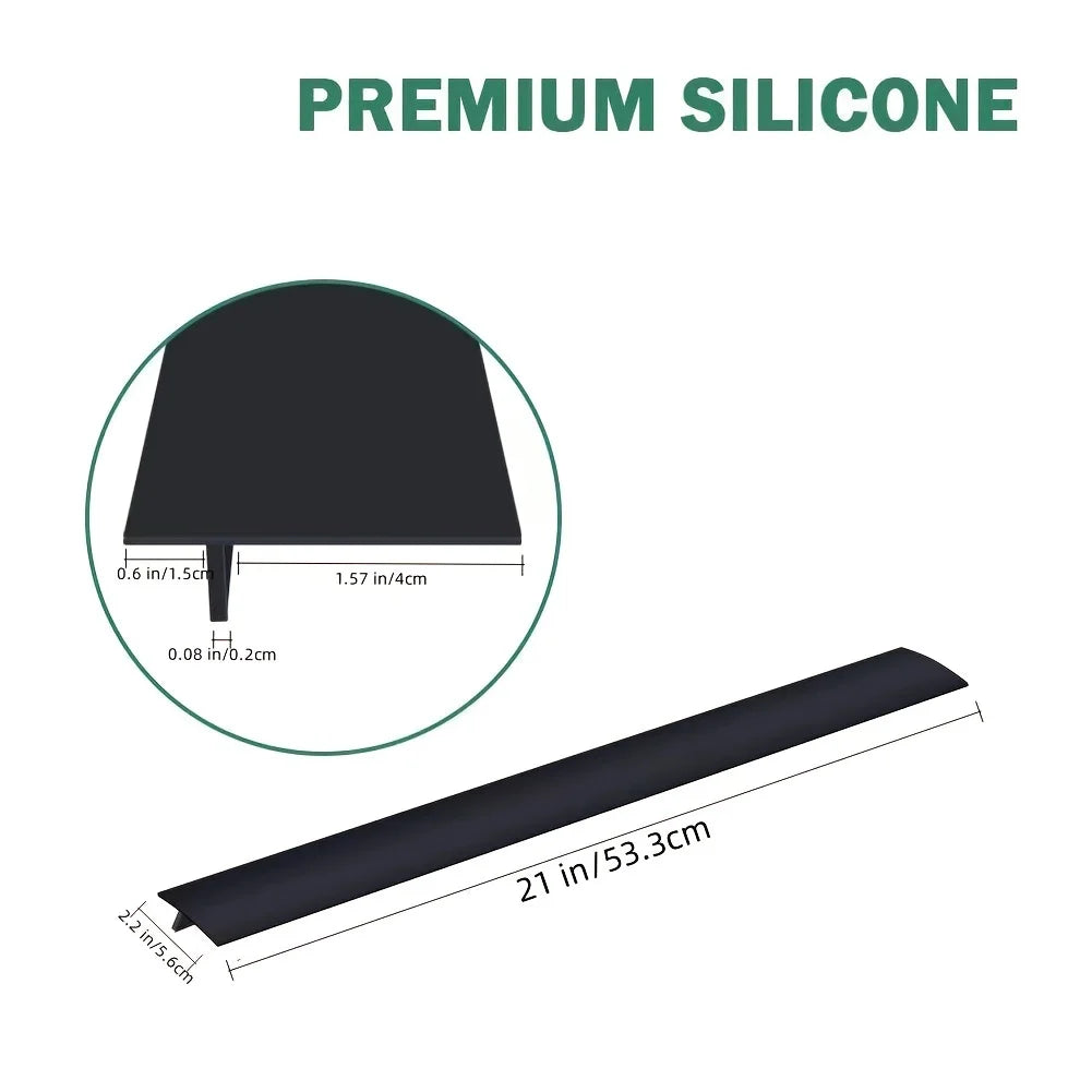 Silicone Stove Gap Cover Kitchen Counter Sealing Strip Oil Proof