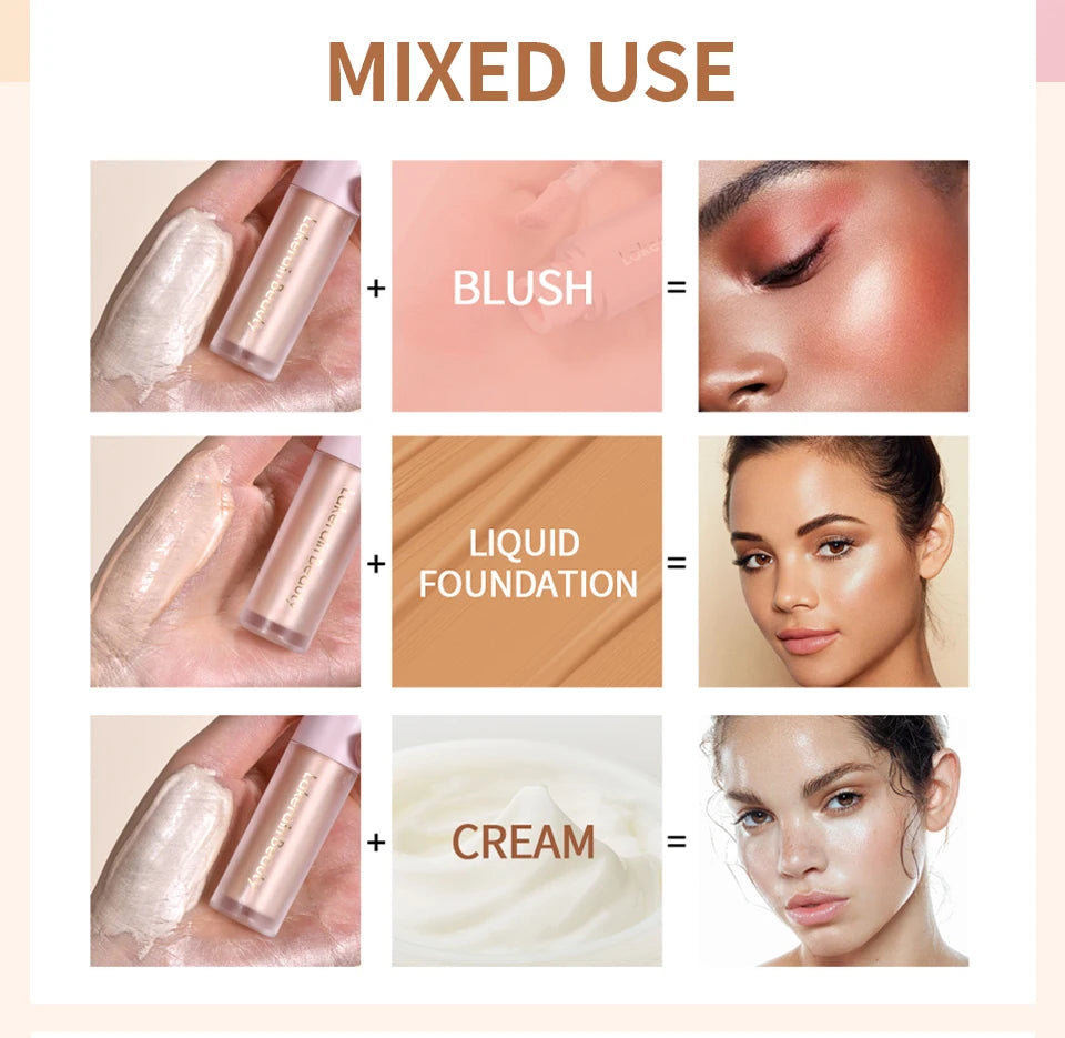 Liquid Highlighter Makeup Natural Glow Luminizer - 19