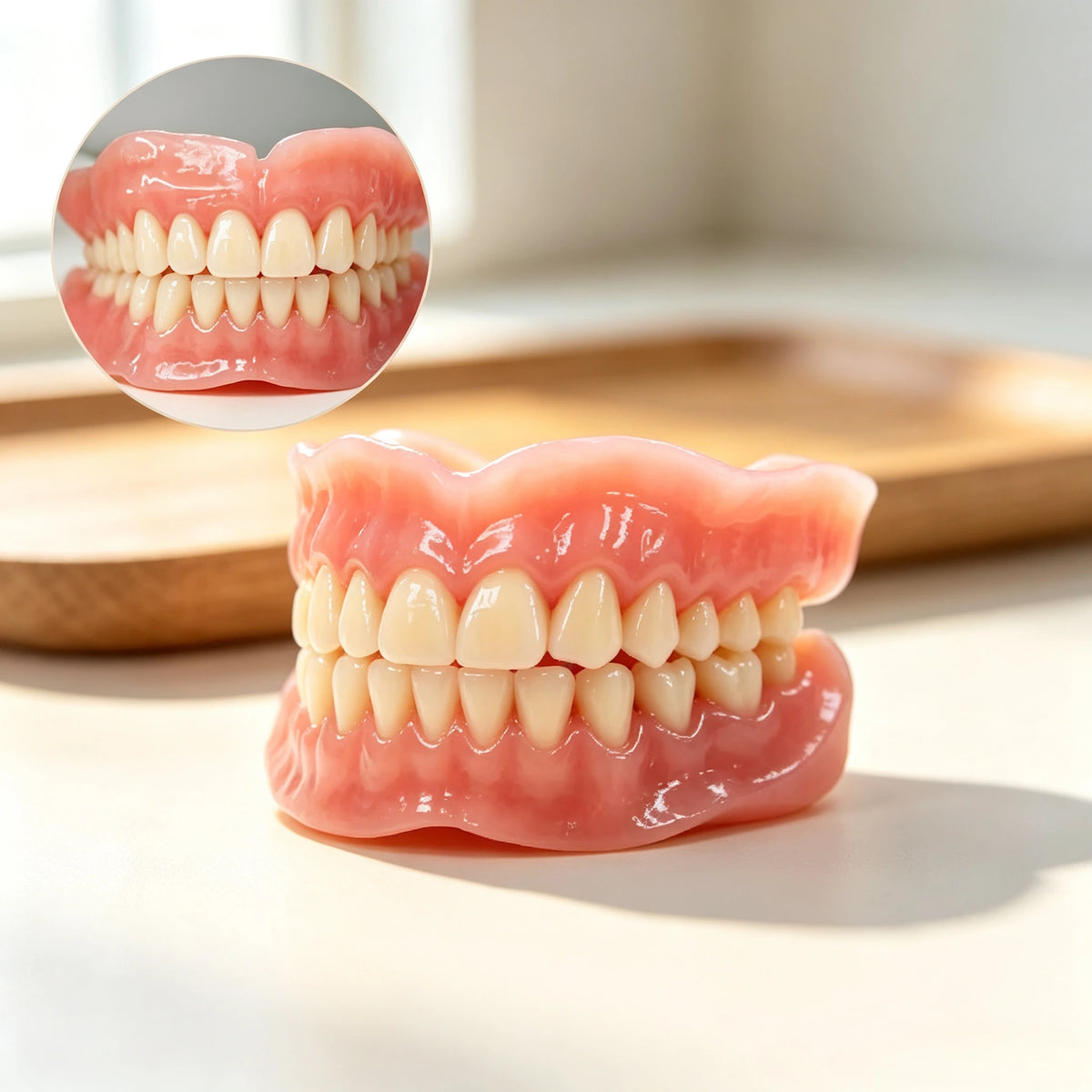 Realistic Full Denture Set Temporary False Teeth Veneers