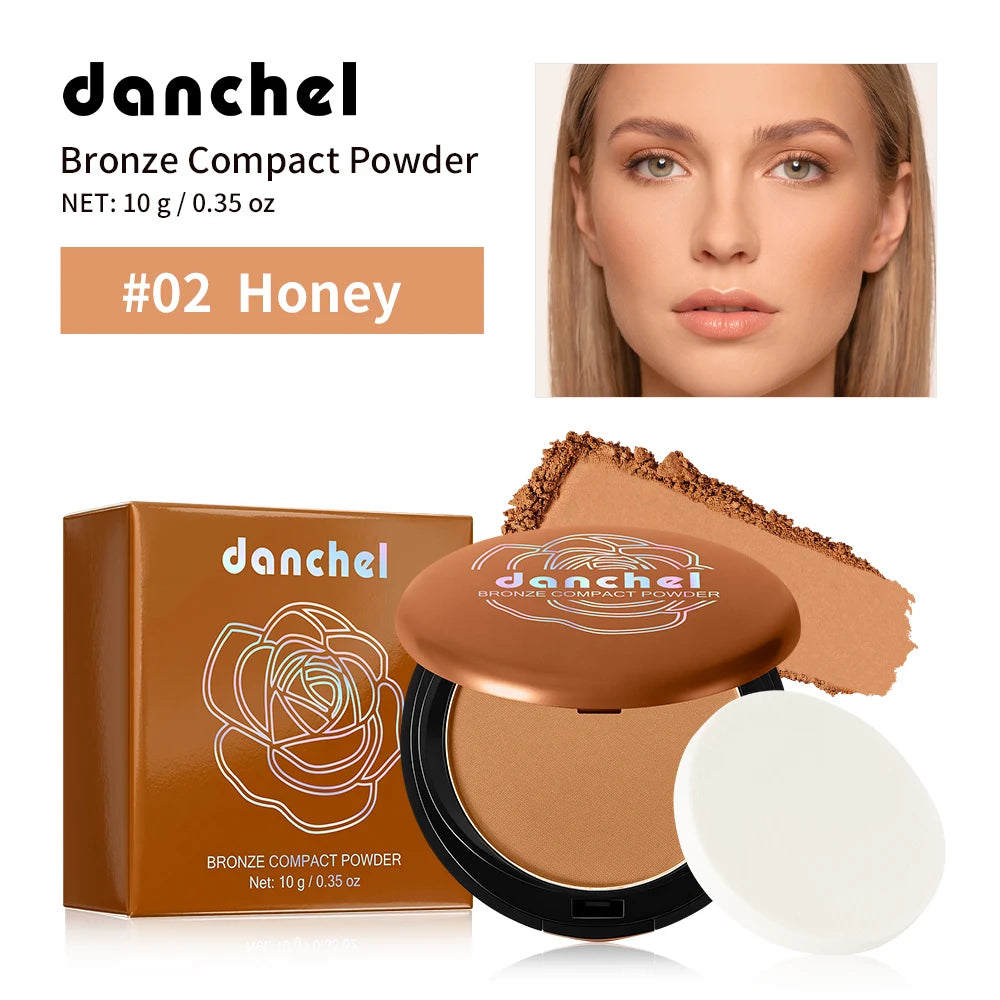 Matte Bronze Compact Powder Natural Setting Makeup - 21