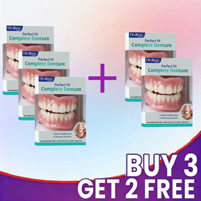 Silicone Dentures Full Mouth Fake Teeth Veneers