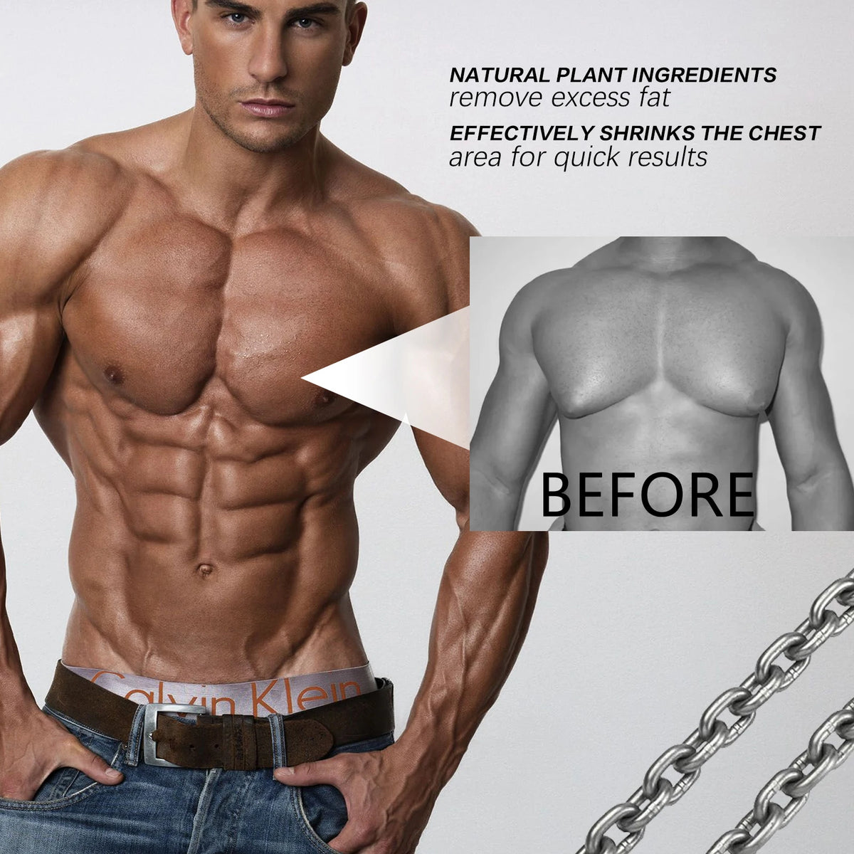 Gynecomastia Removal Spray Male Breast Fat Reduction Oil