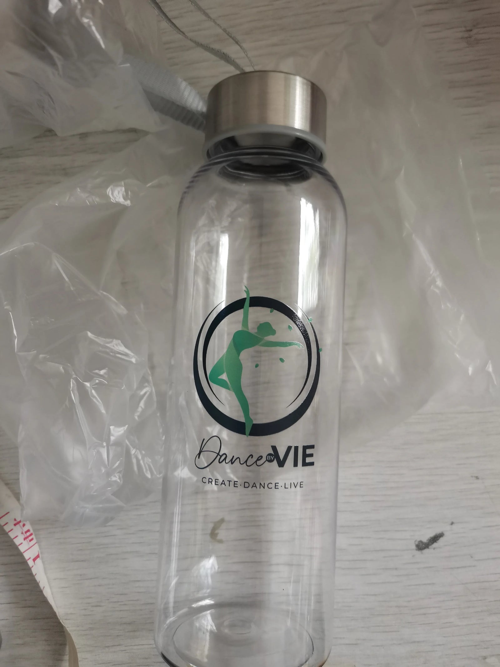 Personalized Sports Water Bottle 550ML Custom Logo Reusable Drink Cup
