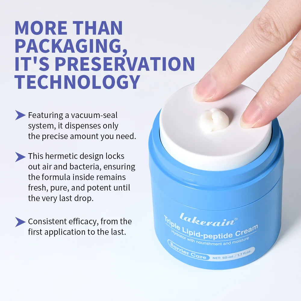 Triple Lipid Peptide Cream Deep Hydration Face Moisturizer