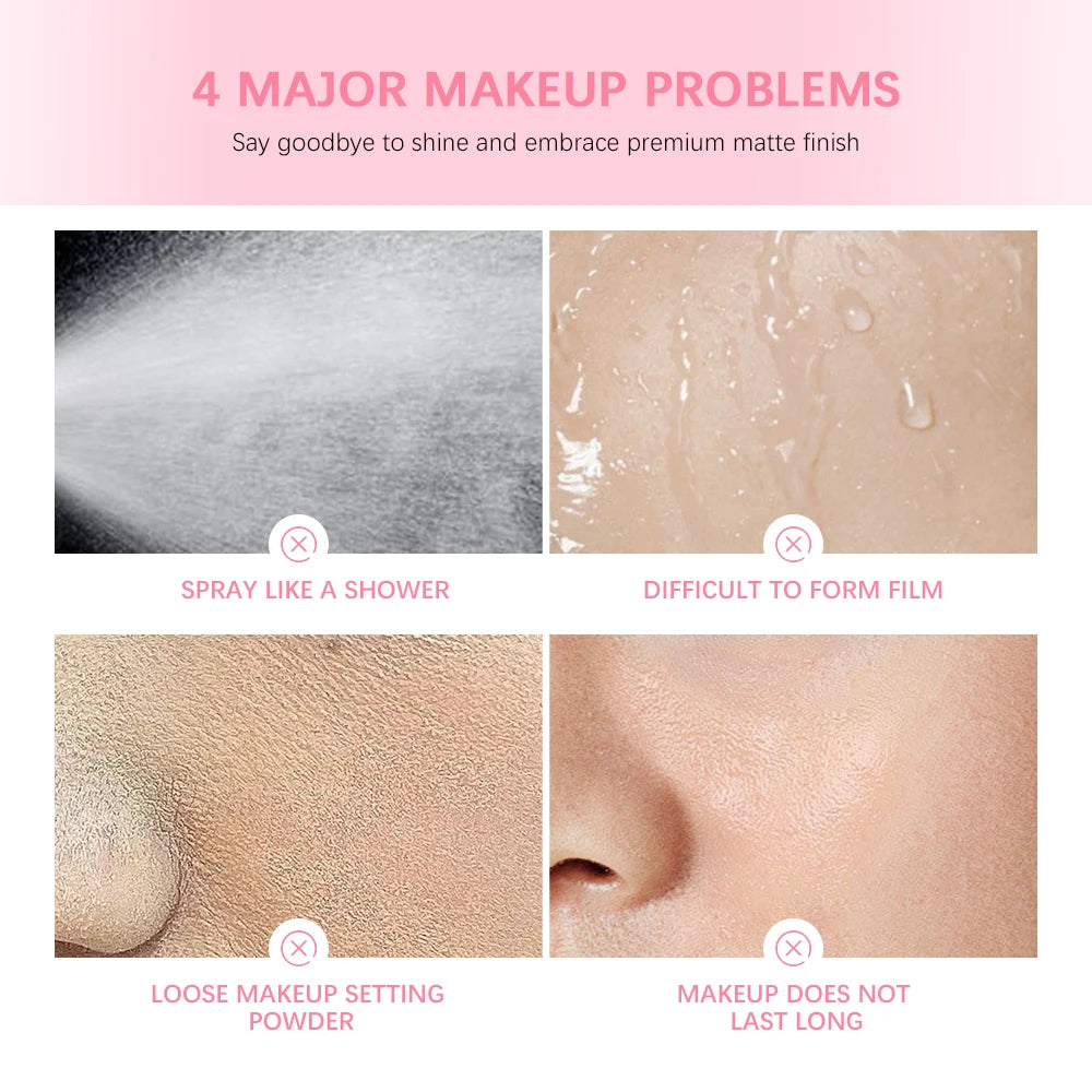 Mattifying Waterproof Setting Spray Oil Control Makeup Mist - 6