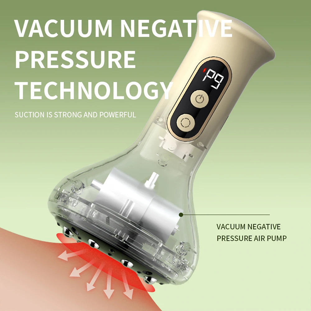 Electric Guasha Cupping Massager Scraping Body Shaping Tool - 15