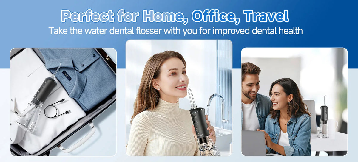 Water Flosser and Electric Toothbrush Combo Oral Hygiene Kit