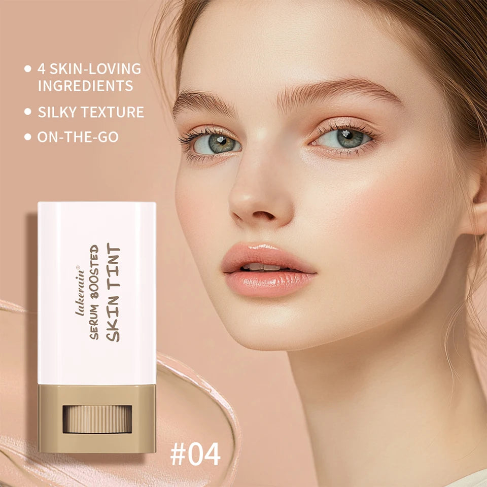 Serum Boosted Skin Tint Foundation Stick Balm Smooth Concealer Makeup