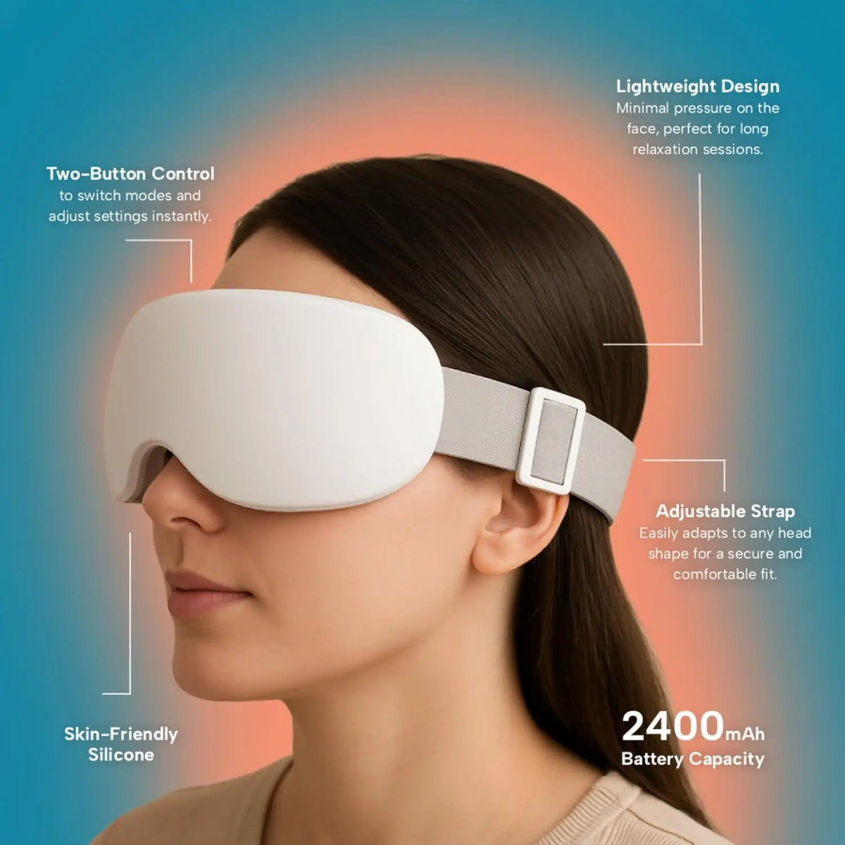 Smart Eye Massager Cooling Vibration Eye Care Device