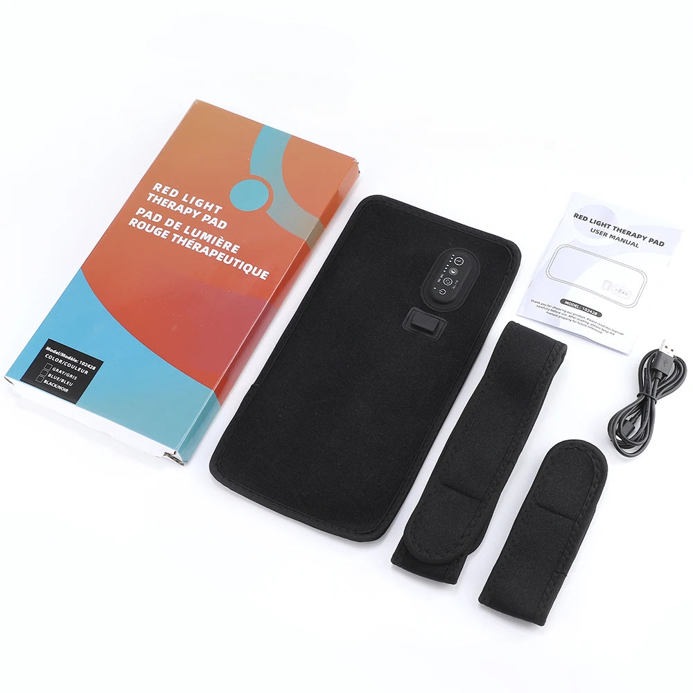 660nm 850nm Near Infrared Light Therapy Pad Full Body Skin Care Tool