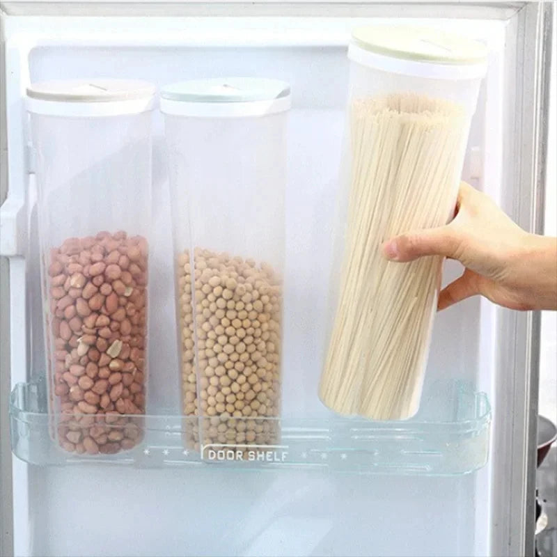 Airtight Pasta Container Spaghetti Storage Jar Kitchen Food Organizer