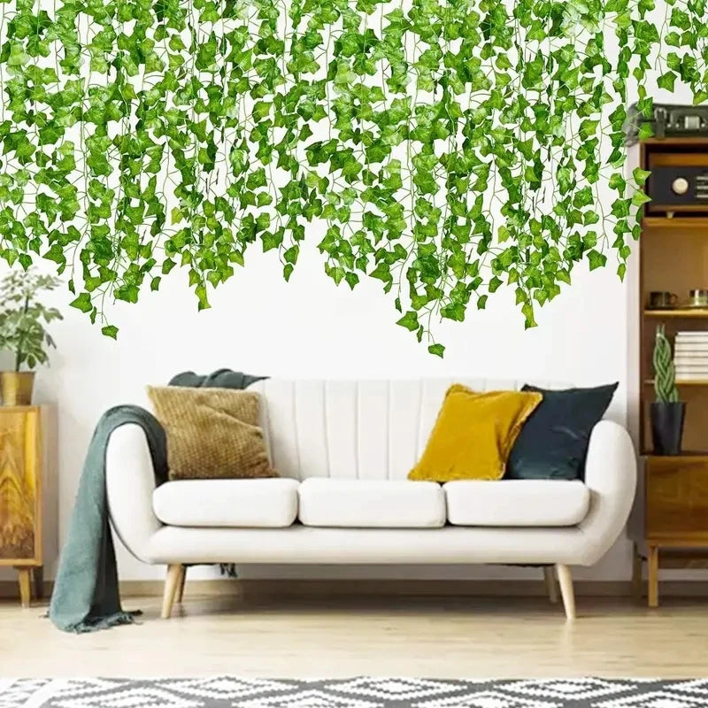Artificial Ivy Vine Garland Hanging Greenery Plants for Home Decor - 2