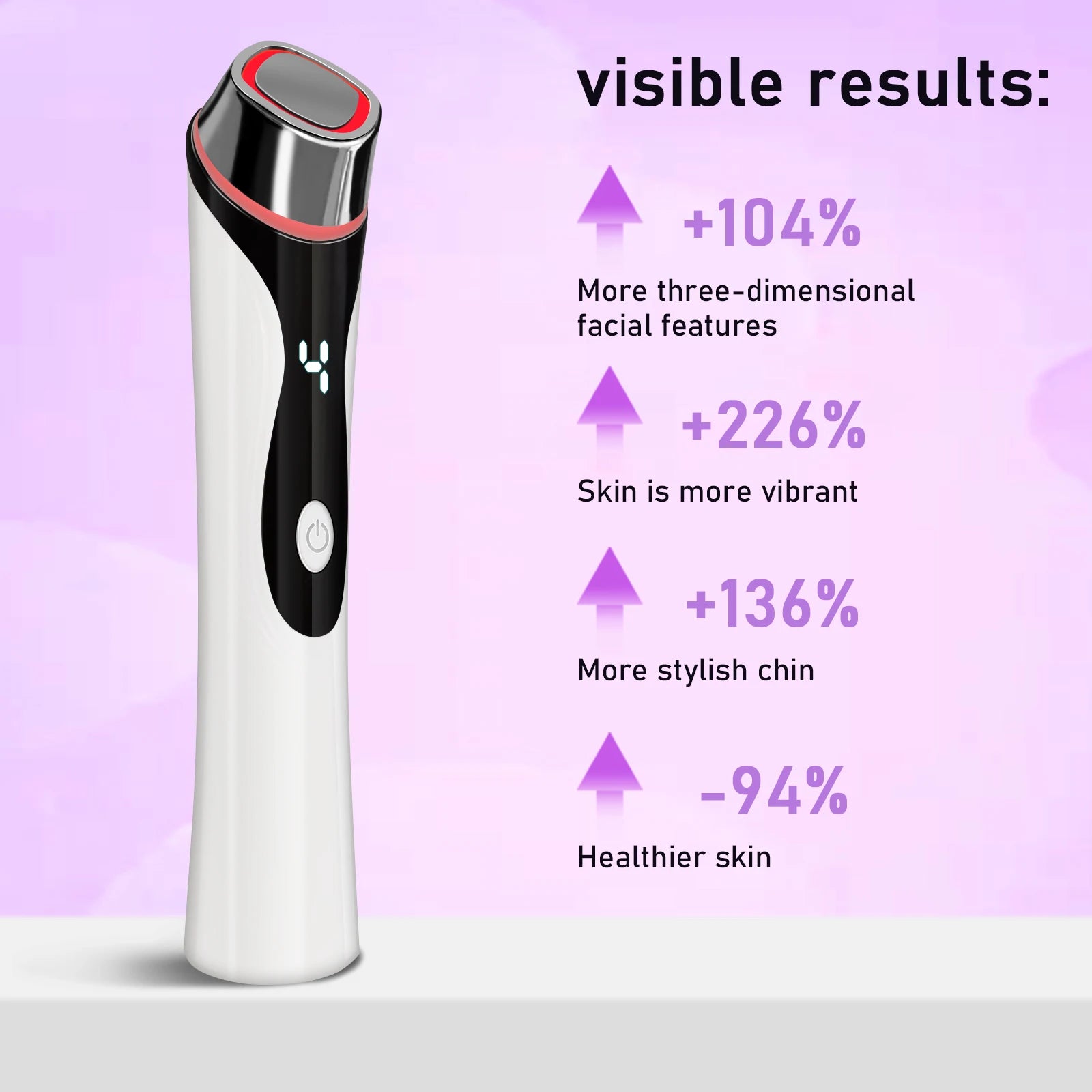 4 Modes Microcurrent Facial Massager Skin Tightening Device - 10