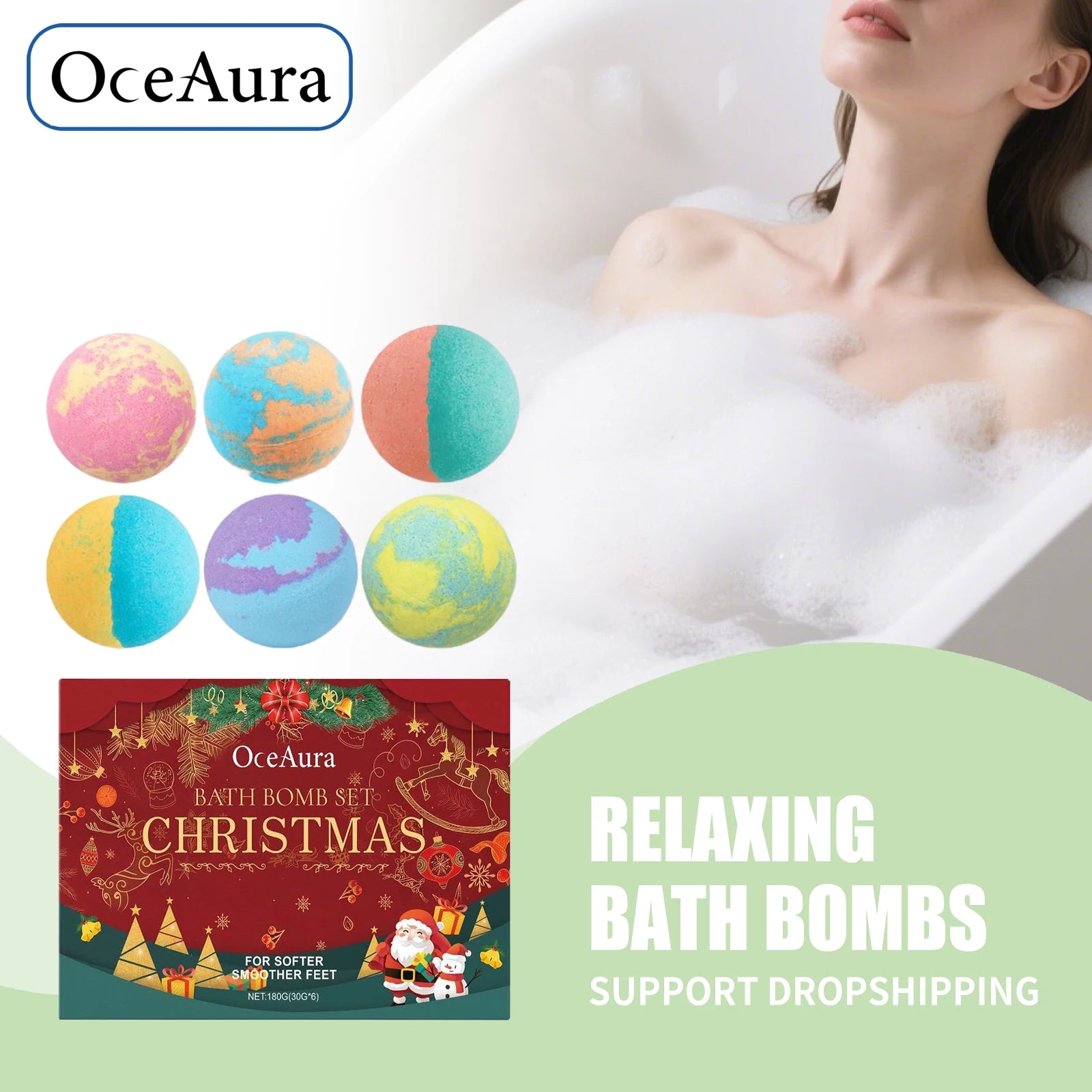 Childrens Bath Bombs Set Moisturizing Aromatherapy Relaxing Ball - 1