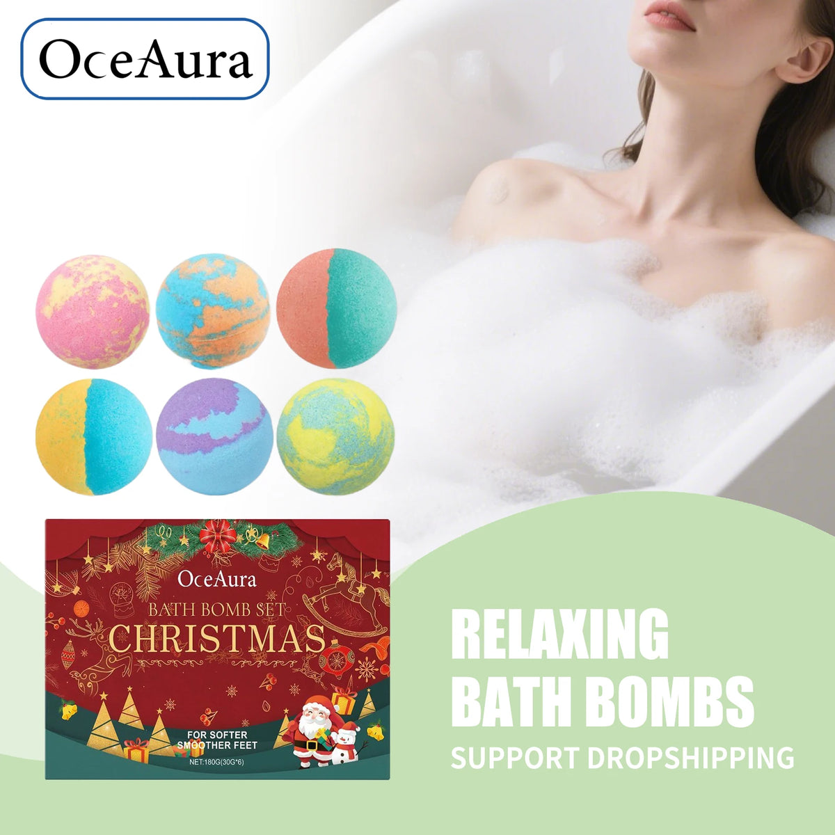 Childrens Bath Bombs Set Moisturizing Aromatherapy Relaxing Ball
