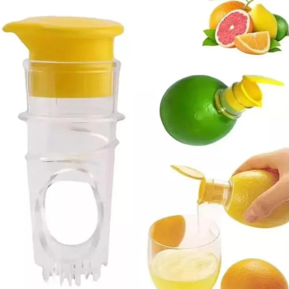Manual Lemon Juicer Portable Citrus Squeezer and Fruit Juice Extractor