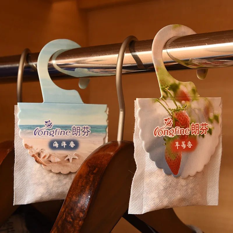 5 10 Pack Wardrobe Hanging Sachets Air Freshener Closet Odor Eliminator
