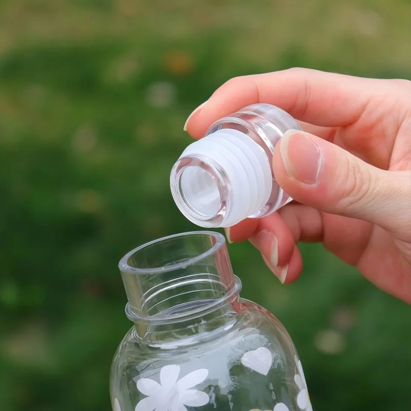 480ml Portable Plastic Water Bottle Minimalist Sports Drink Cup