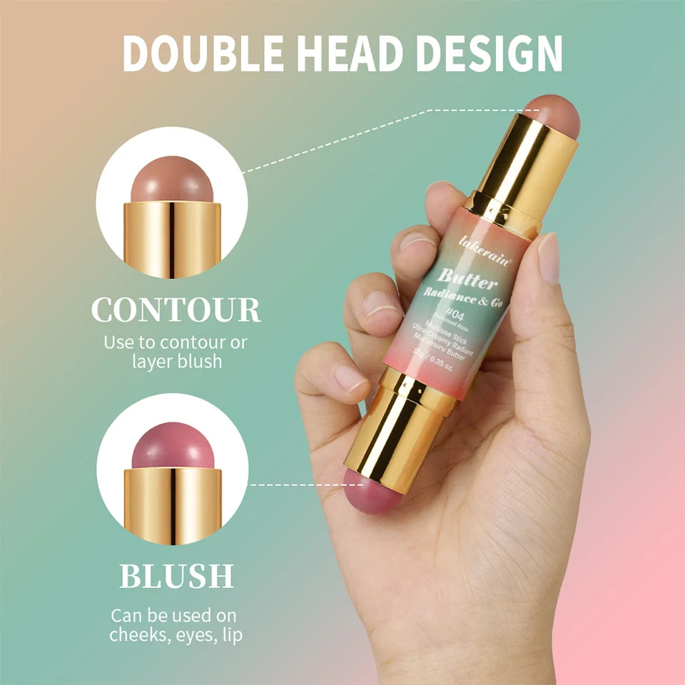 Double Headed Bronzer Blush Stick Multiuse Contouring Makeup