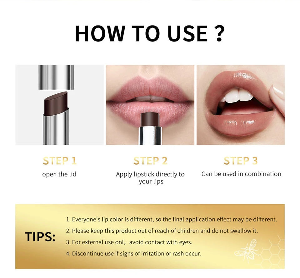 Lakerain Moisturizing Natural Lip Plumper Lipstick Gloss