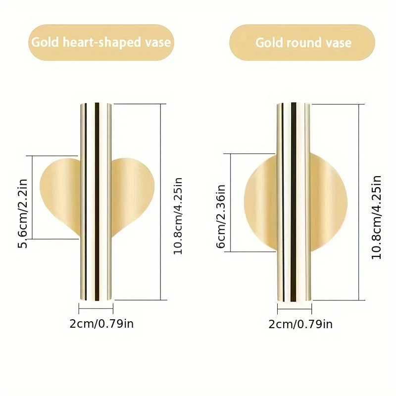 Modern Wall Mounted Metal Flower Vase Nordic Hanging Plant Holder Decor - 6