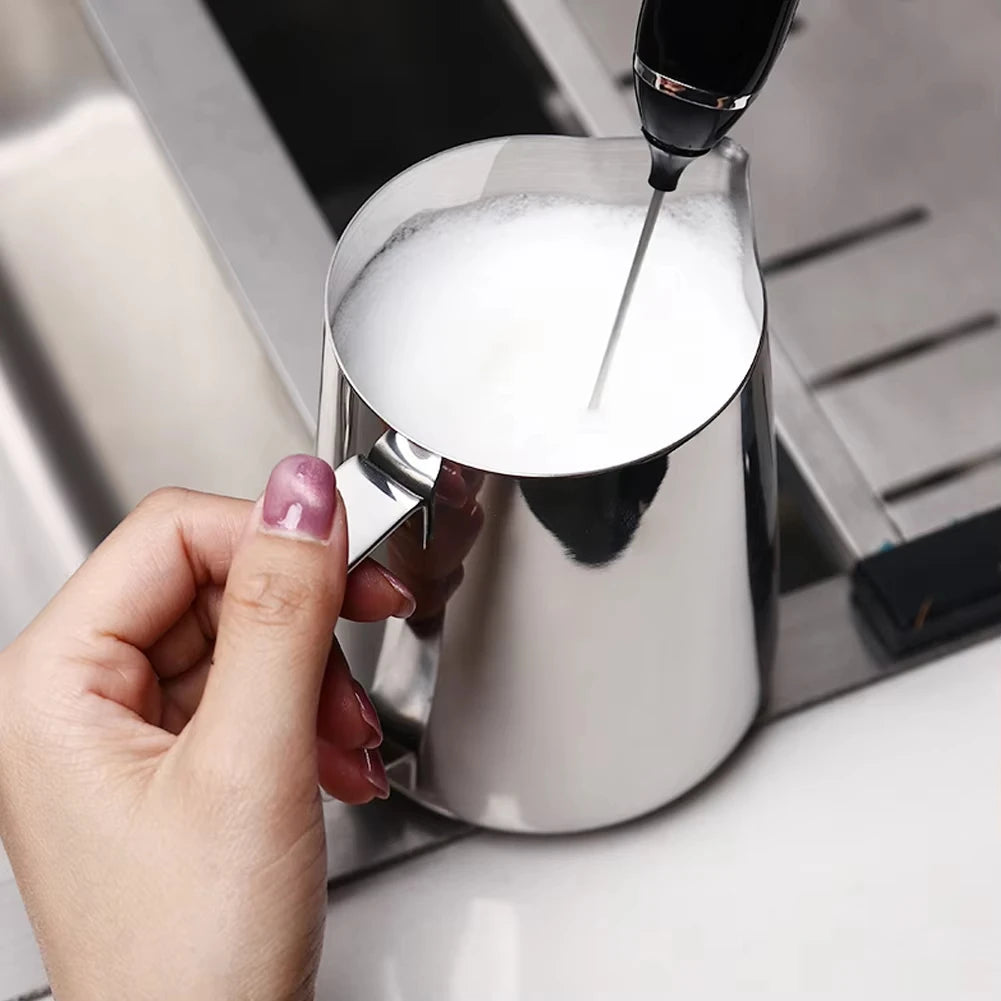 Stainless Steel Milk Frothing Pitcher Espresso Latte Art Coffee Cup - 12
