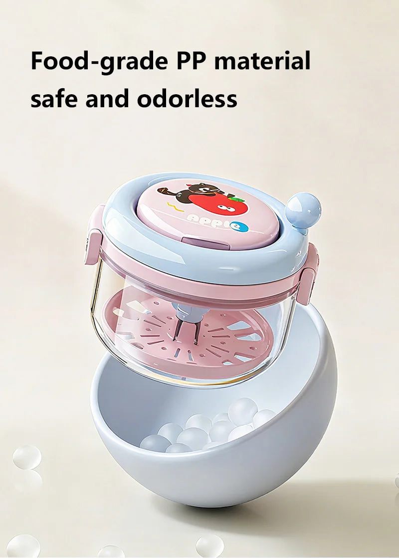 Denture Cleaning Box Storage Container With Drainage Tray - 13