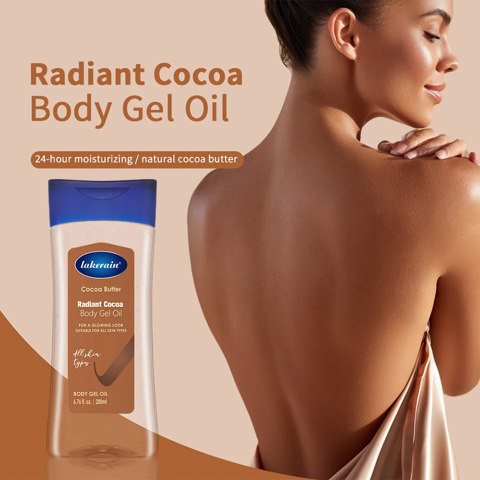 Cocoa Body Oil Gel Moisturizing Hydration for Dry Skin Care - 8
