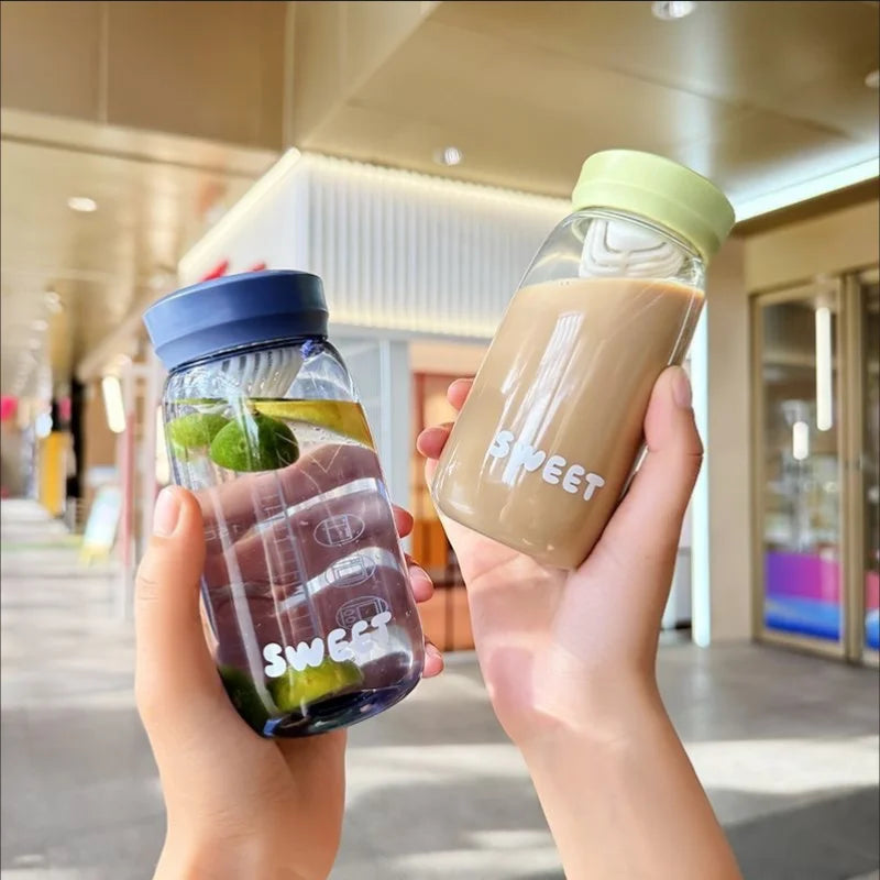 Portable Mini Water Bottle Shatterproof BPA Free Travel Pocket Cup - 1
