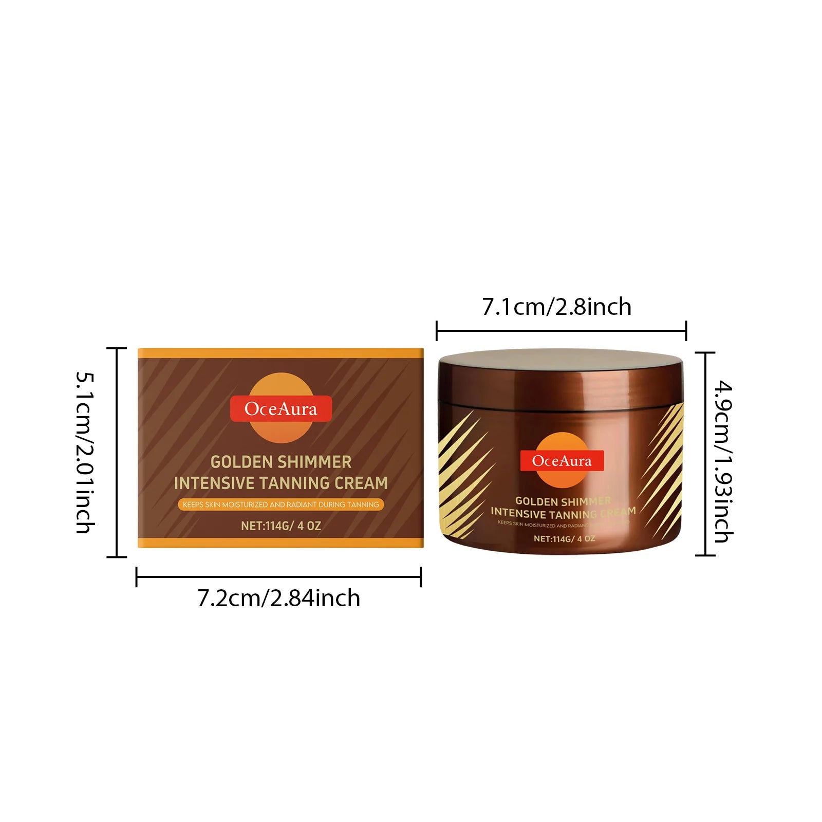 Shine Brown Tanning Accelerator Cream Sunless Self Tanner Gel - 9