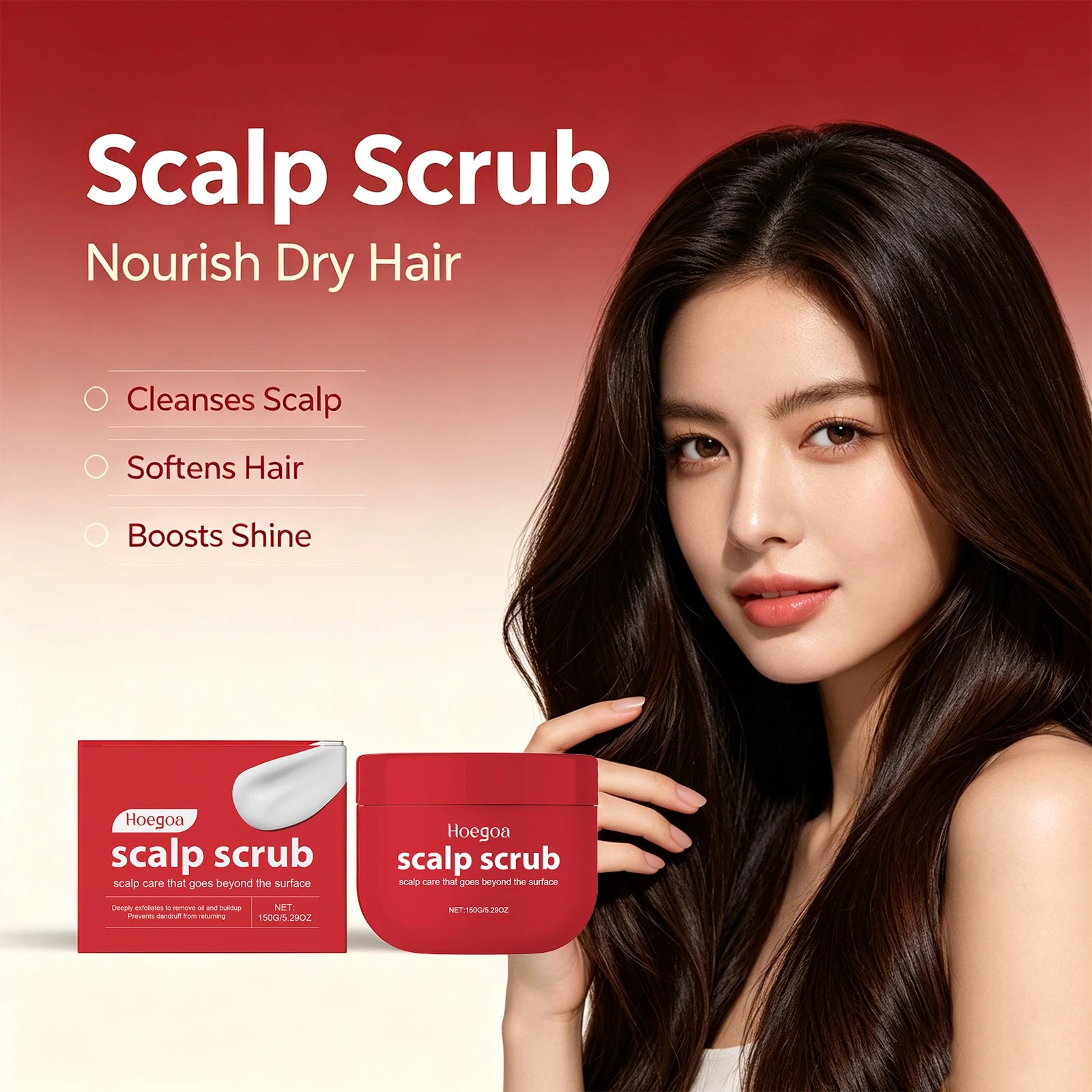 Scalp Scrub Deep Cleansing Exfoliator Dandruff Relief Hair Care - 1
