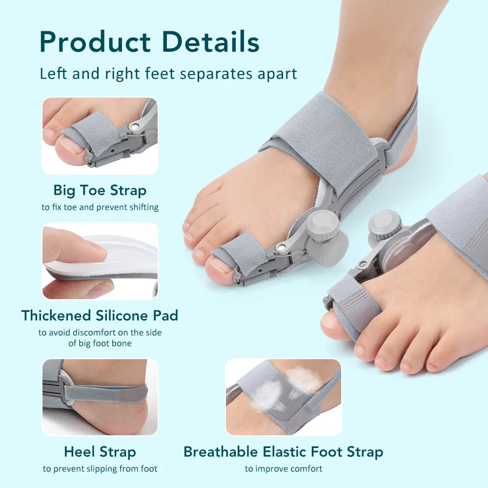 Adjustable Toe Straightener Bunion Corrector Splint