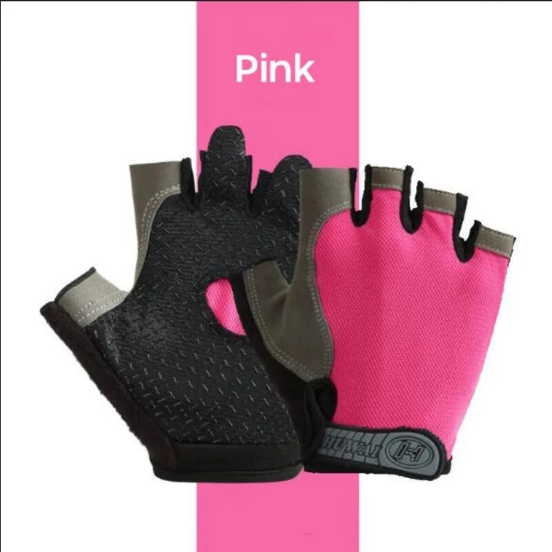 Fingerless Cycling Gloves Anti-Slip Shockproof Sports Training Mitts - 11