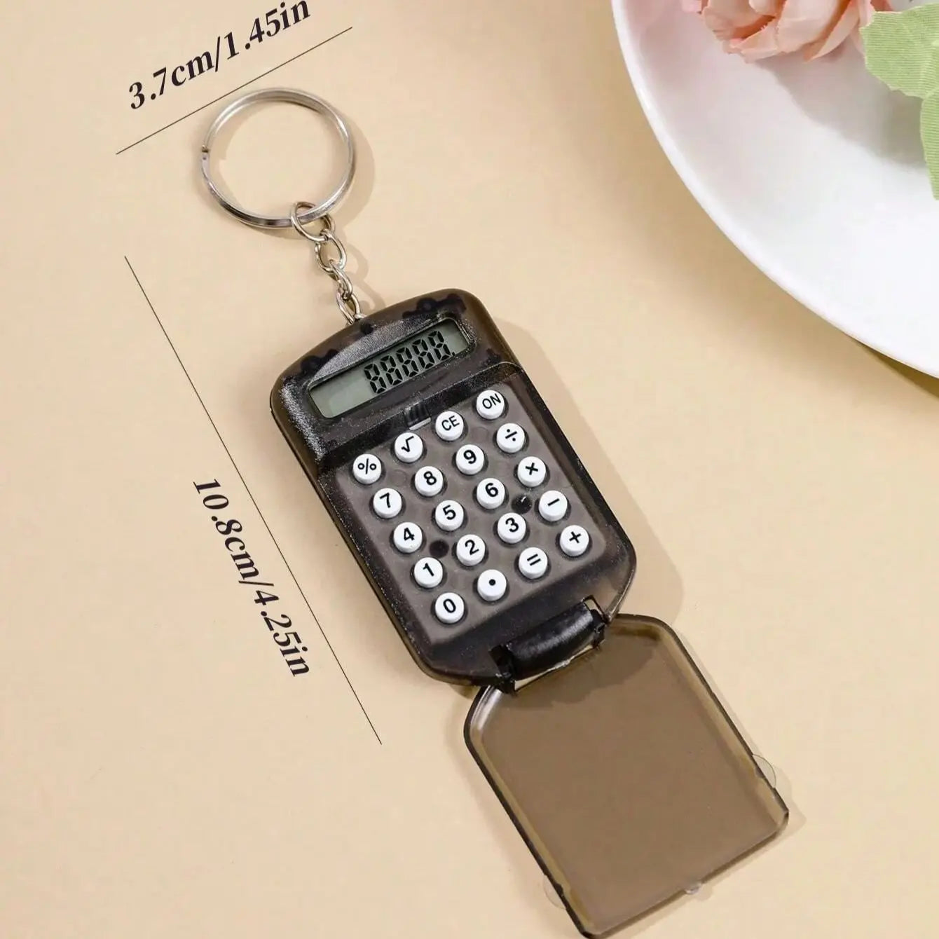 Mini Calculator Keychain Portable 8 Digit Pocket Calculator for Students - 6