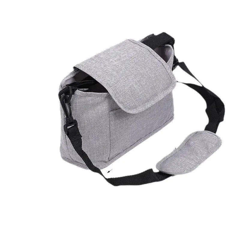 Baby Stroller Organizer Bag Large Capacity Hanging Mommy Storage Pouch - 5