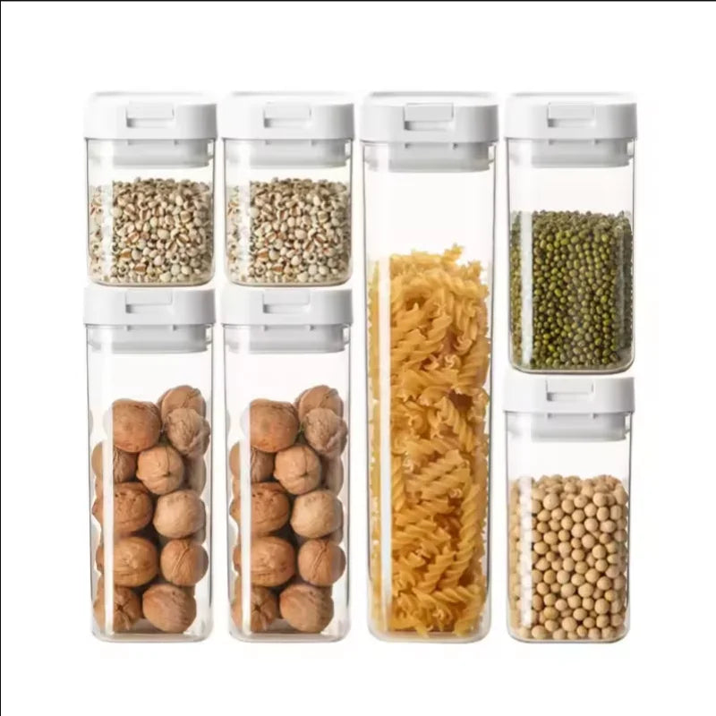 Transparent Airtight Food Storage Container Kitchen Grain Pasta Jar - 2